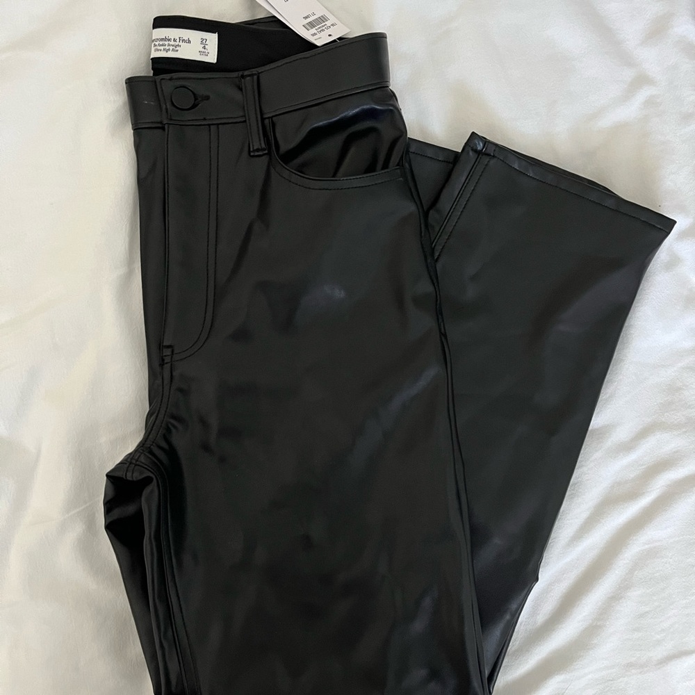 Abercrombie leather pants